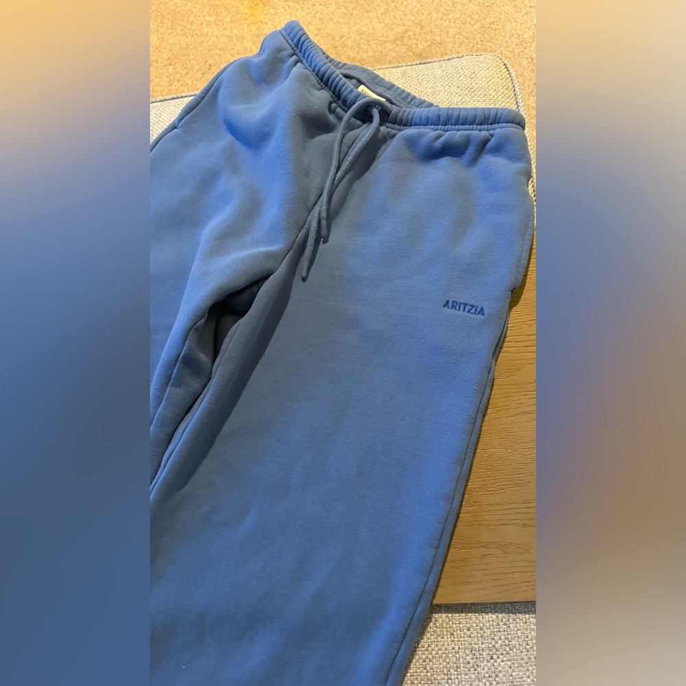 Aritzia Blue Track Pants & Top Set - Picture 7 of 8